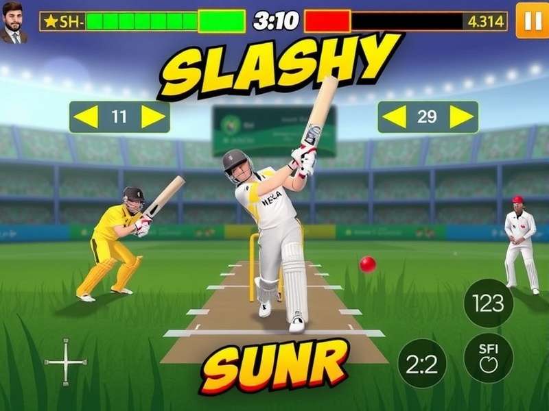Mega Cricket Smasher Gameplay Screenshot